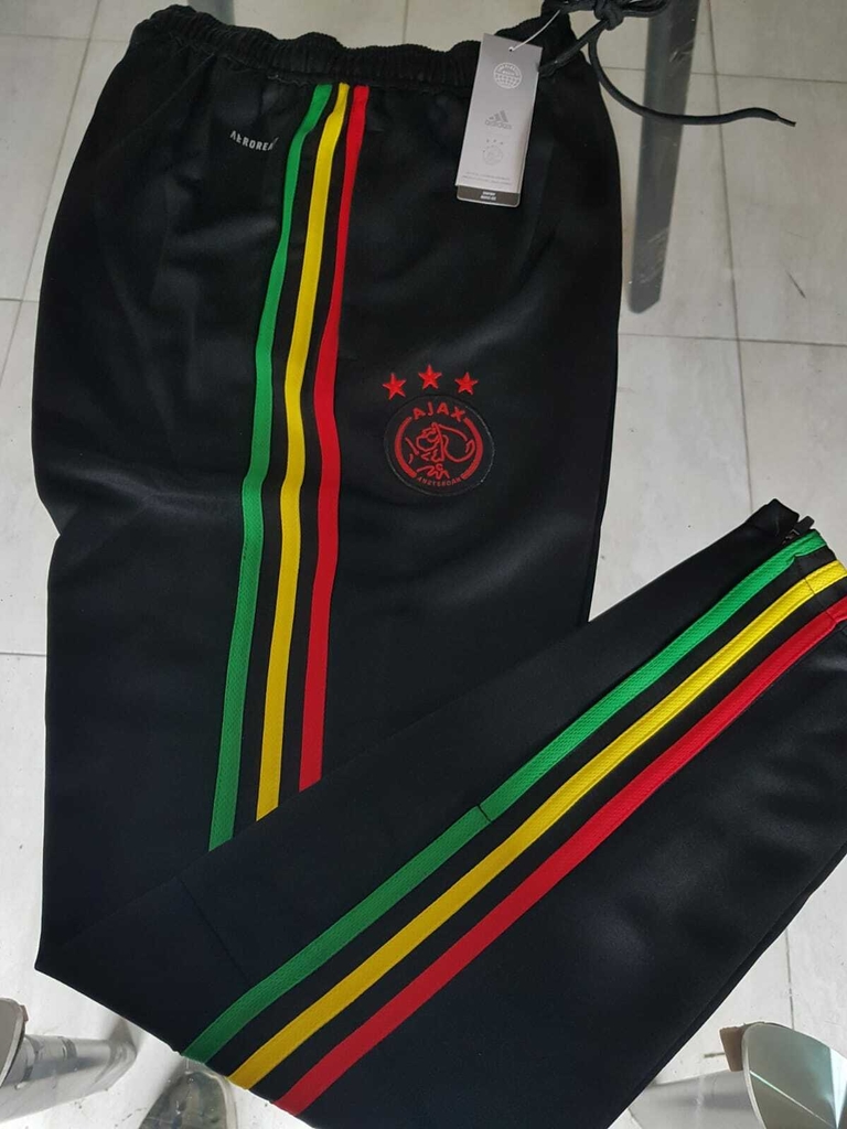 Pantalon Adidas Ajax Negro 2021 2022 Homenaje Marley