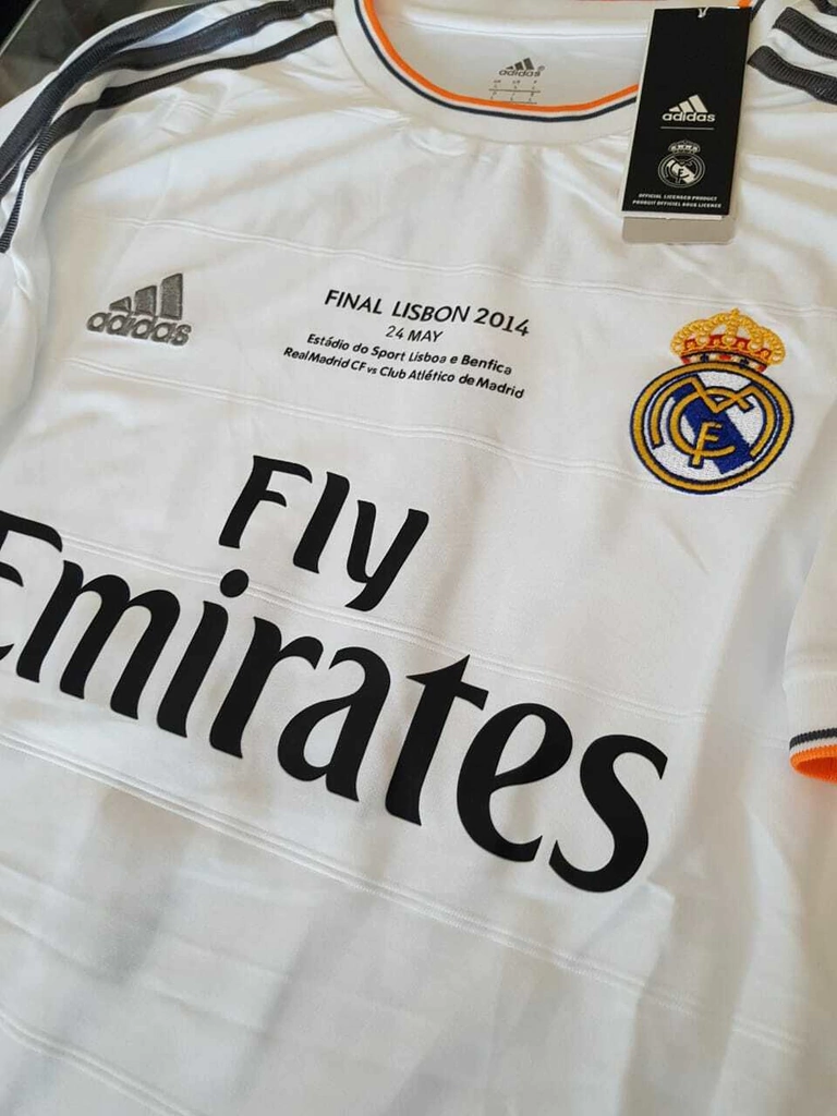 Camiseta adidas Real Madrid Retro Titular Sergio Ramos #4 2013 2014