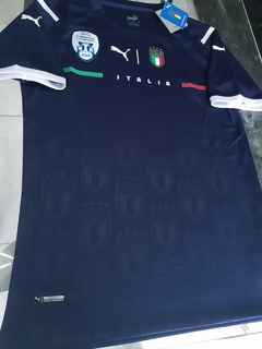 Camiseta Puma Italia Azul Arquero Donnarumma #21 2021 2022 en internet