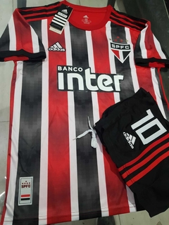 Microbio Saga Nombre provisional Kit niños adidas San Pablo Tricolor Dani Alves #10 2020 2021