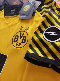 Camiseta Puma BVB Dortmund Authentic Titular Haaland 9 2021 2022 Match - Roda Indumentaria