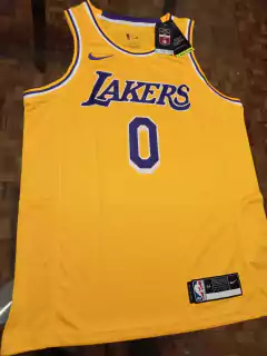 Camiseta adidas LA Lakers Swingman Amarilla Westbrook #0 en internet