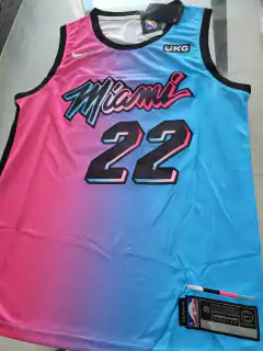 Musculosa Nike Miami Heat Rosa Butler #22 2021 - comprar online
