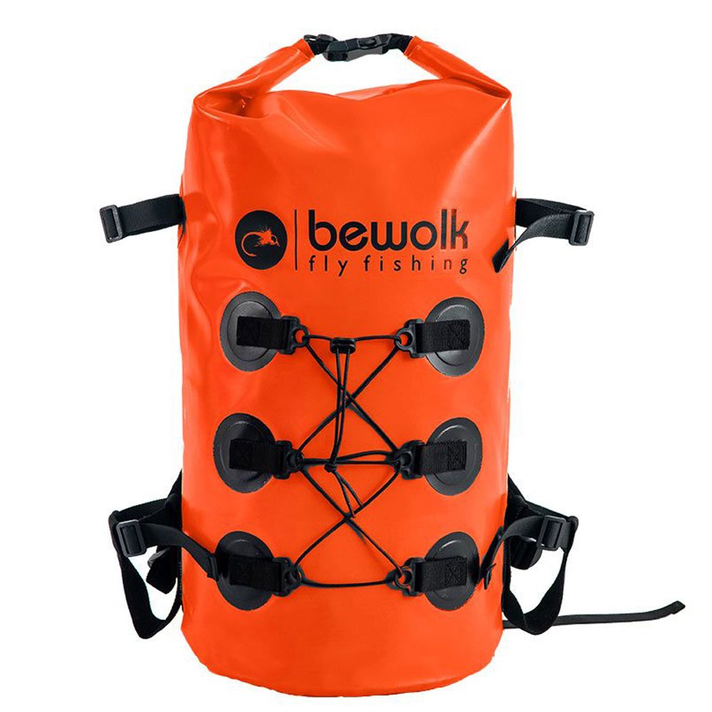 MOCHILA BEWOLK 35 LITROS CIERRE ROLL TOP Y PORTA TUBO 1335
