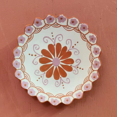 Pratinho de Parede Cerâmica Jequitinhonha (P) - Branco - comprar online