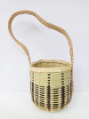 Cesto indígena de palha de buriti 17cm - C4