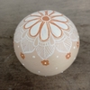 Bola Decorativa Cerâmica Vale do Jequitinhonha 10cm - Areia