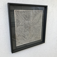 Quadro Grafismo Indígena Kayapó 3 - comprar online
