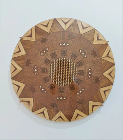 Mandala em Marchetaria 60cm - Meditar
