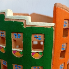Cachepo colorido casinha açoriana - loja online