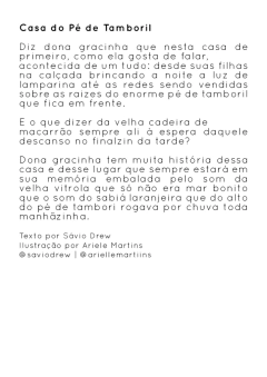 Print Casa ao Pé de Tamboril Vila Buriti - Arielle Martins - comprar online