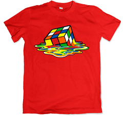 Cubo Rubik Derretido- Remera en internet