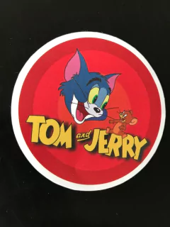 Calco en vinilo dibujos animados clásicos tom y jerry