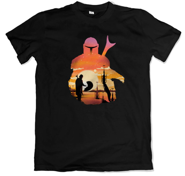 Mandalorian Sunset - Remera