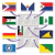 9 Fichas especiales o alternativas a elección en folio de carpeta "Países del Mundo"
