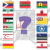 Países del Mundo - Ficha Especial a Elección - Banderas de Países no oficiales - Luminias NUEVAS