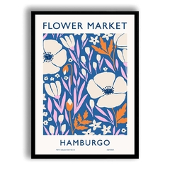 CUADRO HAMBURGO FLOWER MARKET