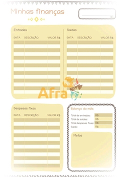 Planner Permanente BESE SAKA | Coleção Ressignificar - AFRA Design