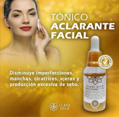 TÓNICO ACLARANTE CLASS GOLD PARA EL ROSTRO 25ML Ó 50ML - Class Gold Cosmetics & Magic Hair Oficial
