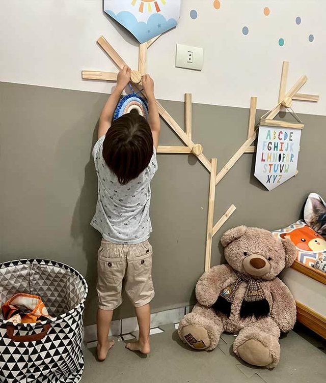 Árvore Cabideiro pinus: perfeito para quarto infantil | Loja Printme
