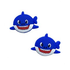 Aplique Baby Shark Rostinho Daddy (Azul) - 5 Unidades
