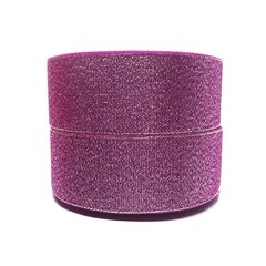 Fita Lurex Rosa Pink 40mm