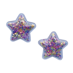Aplique Estrela Plástico Com Estrela Colorida