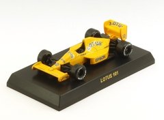 Miniatura Lotus 101 F1 #12 1989 - S. Nakajima - 1/64 Kyosho