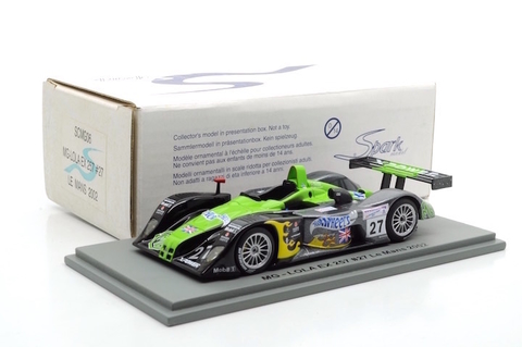 Spark 1/43 MG-LOLA EX257 N°33, MG Sport & Racing, 24H Du Mans 2001, Résine, édition Limitée