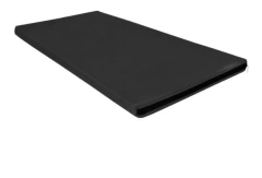 Colchoneta Para Gimnasia negro 100 cm x 50 cm x 5 cm