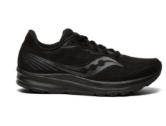 ZAPATILLA SAUCONY RUNNING RIDE 14 HOMBRE TRIPLE BLACK PISADA NEUTRAL