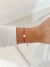 Pulsera ajustable Mora roja con cubic - comprar online