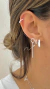 argolla huggie POLINESIA plata lisa 12mm unidad - comprar online