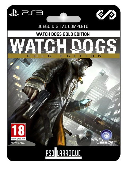 WATCH DOGS GOLD EDITION PS3 DIGITAL - Ps3 Larroque