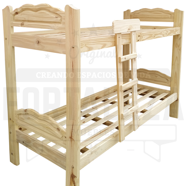 Cucheta de madera de pino ONDULADA - Fortaleza Muebles