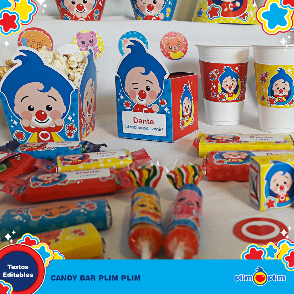 Kit Imprimible Plim plim Oficial