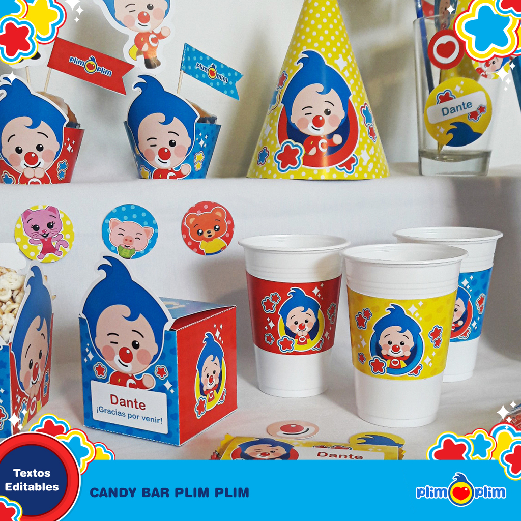 Kit Imprimible Plim plim Oficial