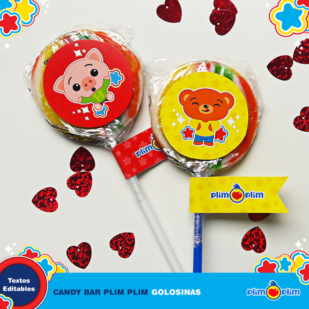 Kit Imprimible Plim plim Oficial