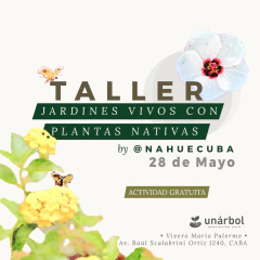 "Jardines vivos con plantas nativas" por @nahuecuba