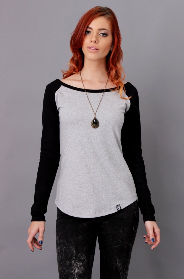 raglan manga longa