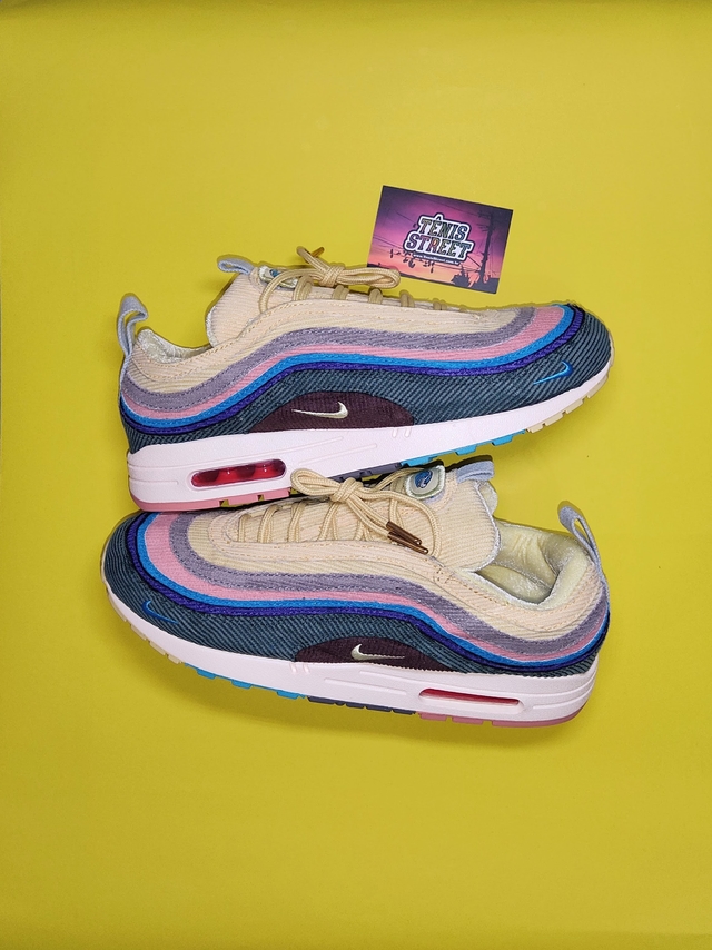 air max 97 azul e amarelo