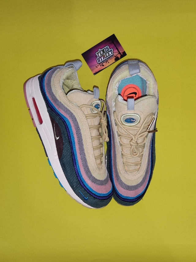 air max 97 azul e amarelo