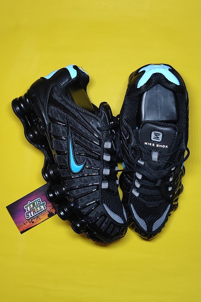 Tênis Nike Shox TL (12 Molas) Black Blue - Preto / Azul