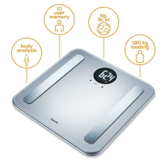 Balanza Digital Beurer De Diagnositico 180kg! Bf 198 OUTLET en internet