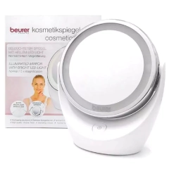 Espejo de maquillaje giratorio c/luz y aumento 5x BS 49 OUTLET en internet