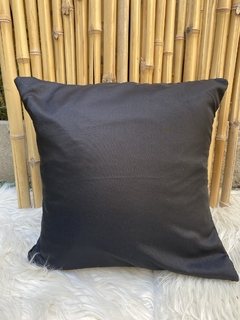 Almohadón 40x40cm liso batista decoración sublimar estampar vellón siliconado