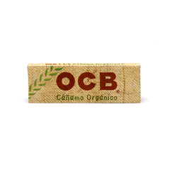 Papel OCB cáñamo orgánico 1 1/4 - Paquete x 50