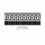 Guarda en Venecitas. Negro y blanco. Alto: 32,5 cm Precio por metro Lineal - comprar online