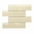 Revestimiento Malla Vidrio Cristal Subway Beige