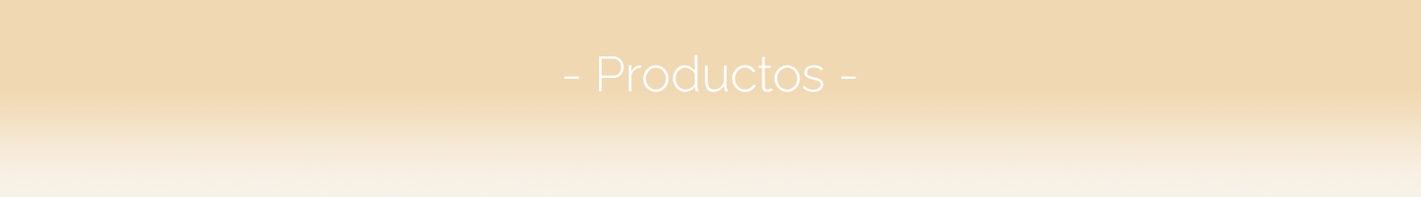 Banner de la categoría Productos